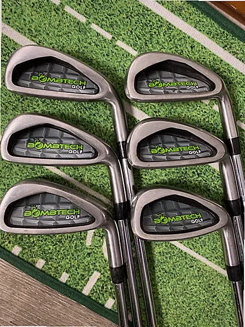 Boomtech Golf Grenade 4-9 Men’s Iron Set RH Regular Flex Steel Shafts