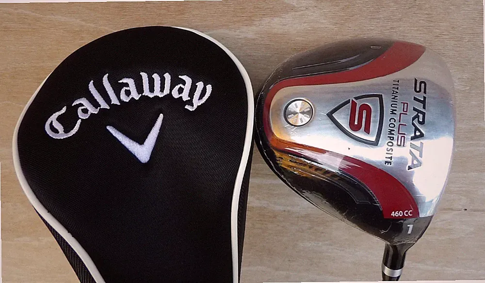 BRAND NEW CALLAWAY STRATA PLUS DRIVER 10.5 LOFT REGULAR FLEX GRAPHITE RED + HC