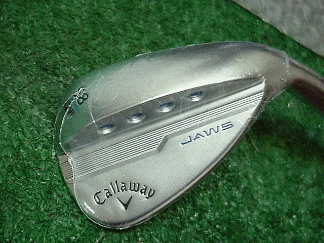 Brand New Chrome Callaway Md5 Jaws 58-12 58 degree Lob Wedge W Grind