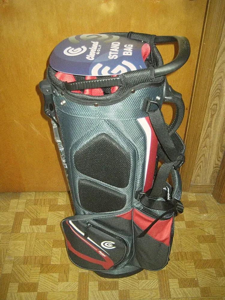 BRAND NEW Cleveland CG LT Stand bag 14 way top Red / Charcoal