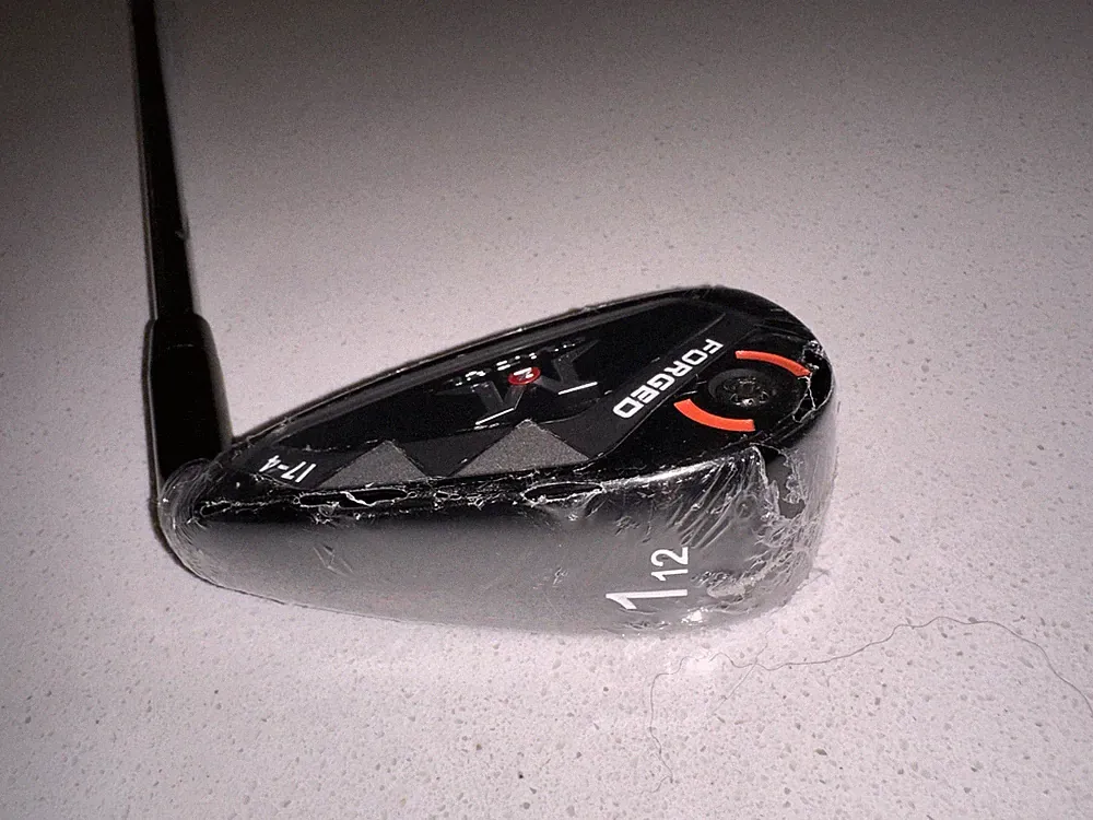 Brand New Mazel 1 Iron Forged 12 Degree Driving Iron Stiff Shaft Plastic Wrapped