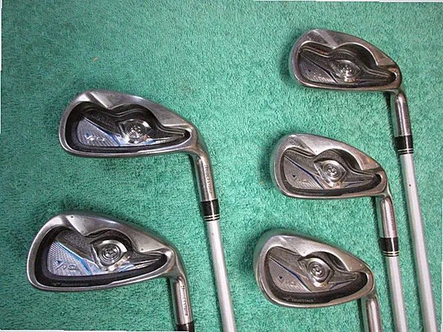 BRIDGESTONE 2010 TOURSTAGE ViQ Iron Set - VT-50i R Flex Graphite - New Grips!