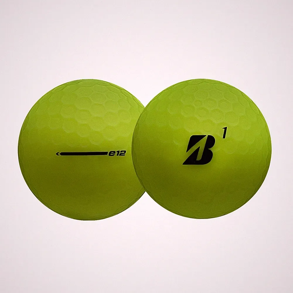 Bridgestone e12 Matte Green Used Golf Balls in Mint Condition, AAAAA Quality