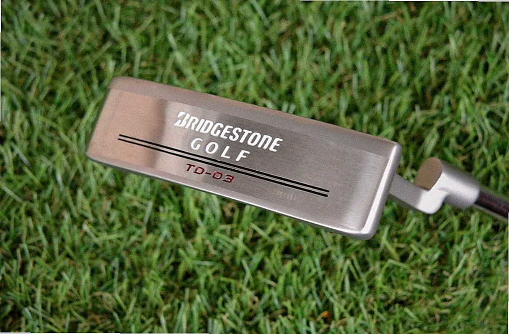 BRIDGESTONE GOLF TD-03 PUTTER- 34"- STEPLESS STEEL- GP TOUR SNSR GRIP- H/C- EX+