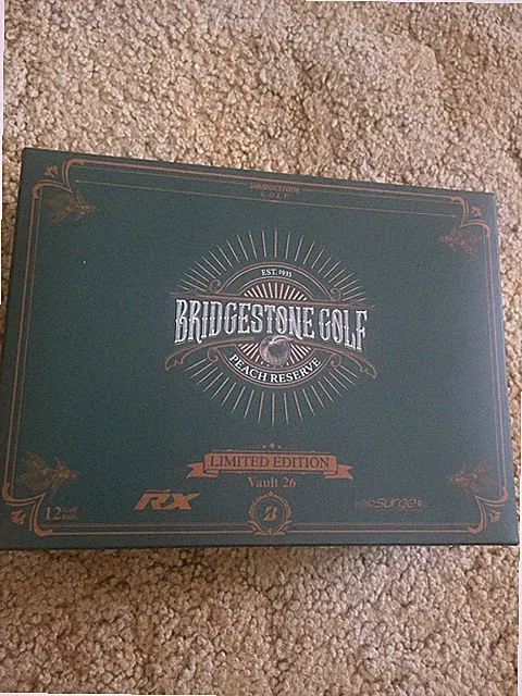 Bridgestone Tour B RX Peach Reserve Limited Edition Vault 26 Golf Balls