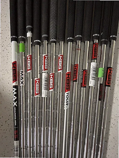 KBS Steel Iron Shafts Bundle of 13