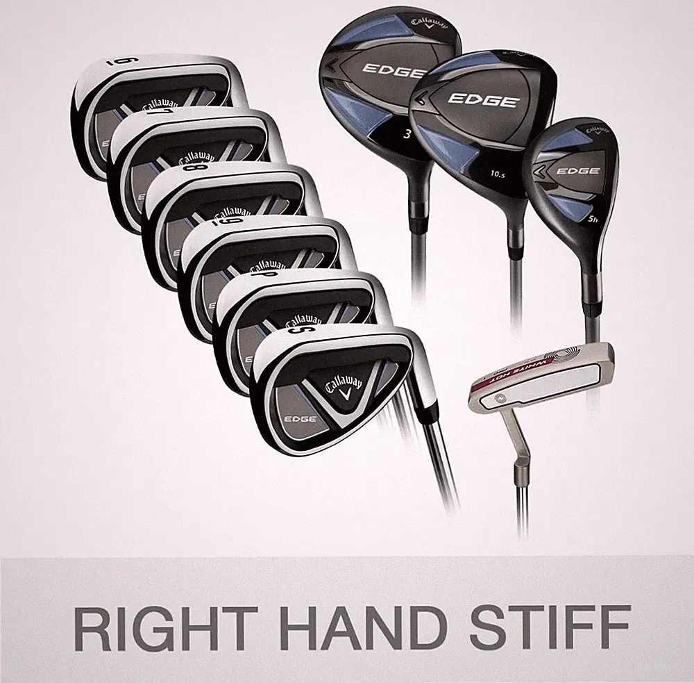 CALLAWAY 2024 EDGE 10-PIECE COMPLETE SET Stiff Flex Graphite And Steel