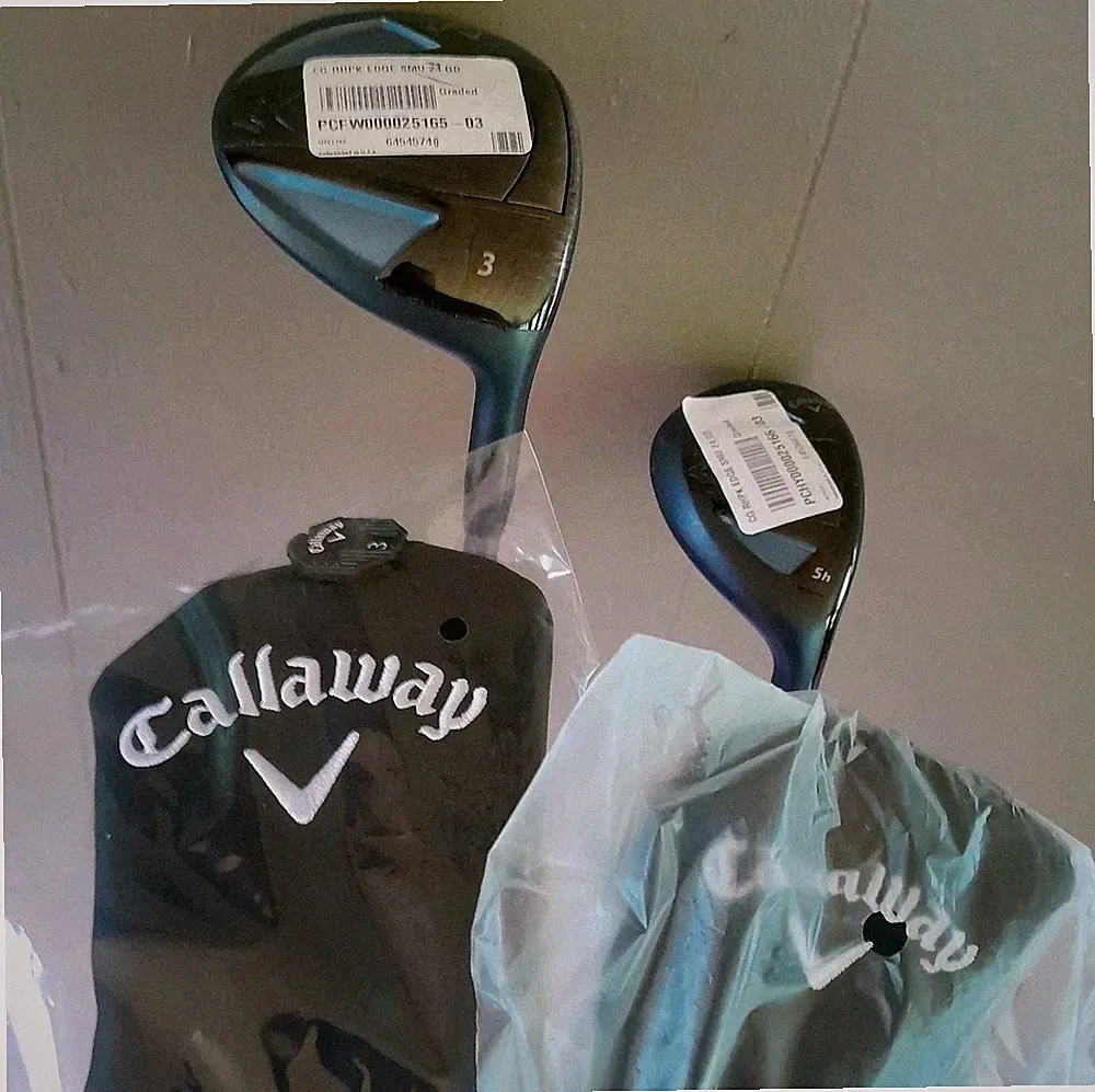CALLAWAY 2024 EDGE FAIRWAY 3 WOOD & 5 HYBRID SET REGULAR GRAPHITE + H/C'S RH MEN