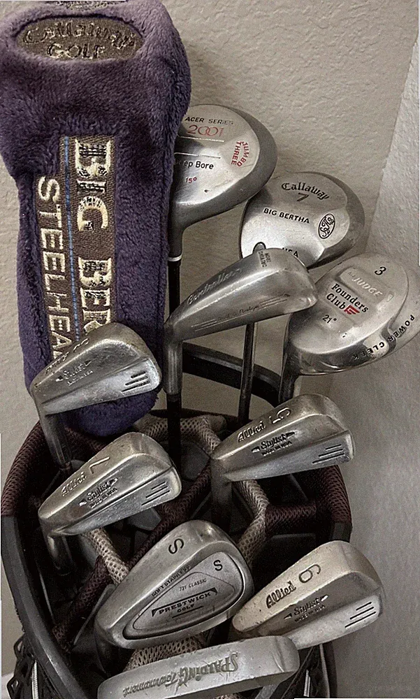 CALLAWAY/ ALLIED/ Founders Club Complete Golf Club Set LH(No Bag) Lefty, 11 Pcs