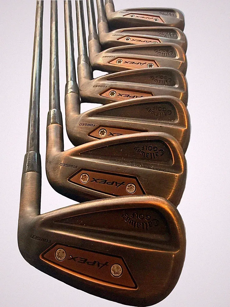 Callaway Apex Ai300 Brushed Copper 5-AW MMT 95g Stiff Flex Irons (Used)