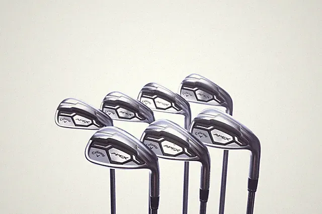 Callaway Apex CF16 Iron Set 4-PW +0.25 in Stiff Flex Steel Shaft Very Good