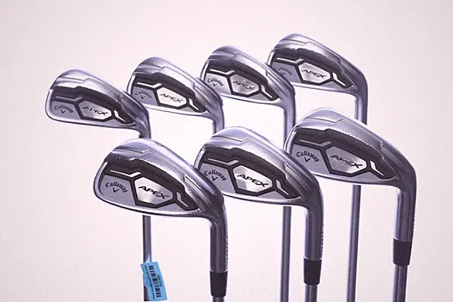 Callaway Apex CF16 Iron Set 4-PW +0.5 in Extra Stiff Flex Steel Shaft Very Good