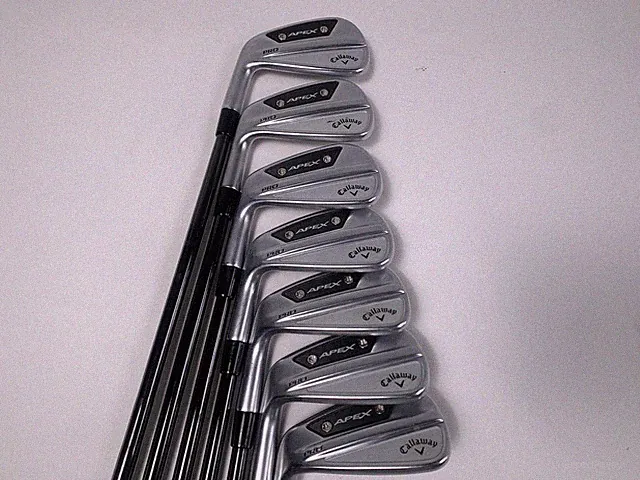 Callaway Apex Pro 24 Iron Set 4-PW KBS $-Taper 120 120g Stiff Steel Mens LH