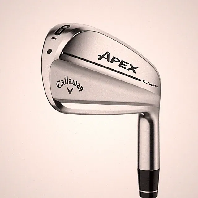 CALLAWAY APEX TI FUSION CHROME IRON SETS 5-PW STEEL STIFF STANDARD