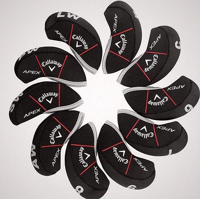 Callaway APEX Tungsten MRVRIK Iron Head Cover Golf Club Covers 4-9-ASPL/W