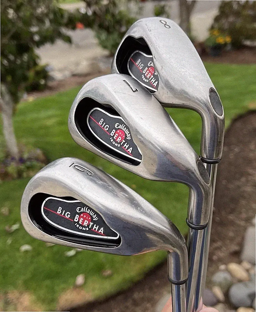 Callaway Big Bertha 2004 Irons Uniflex Steel Nice Grips RH 6-7-8