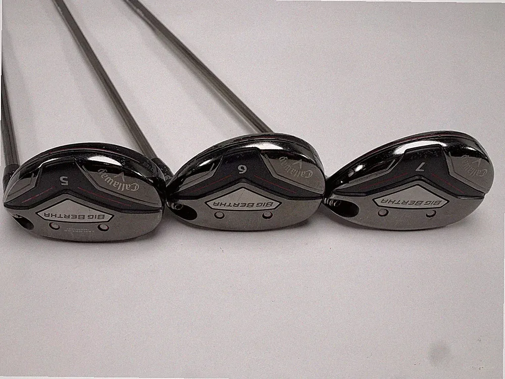 Callaway Big Bertha 2019 Hybrid Set 5 6 7 24* 27* 30* Recoil ESX 450 Ladies RH