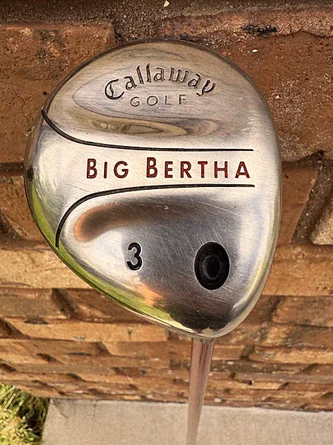 Callaway Big Bertha 3 Fairway Wood RCH 75w FIRM Graphite RH ~ NEW LAMKIN GRIP