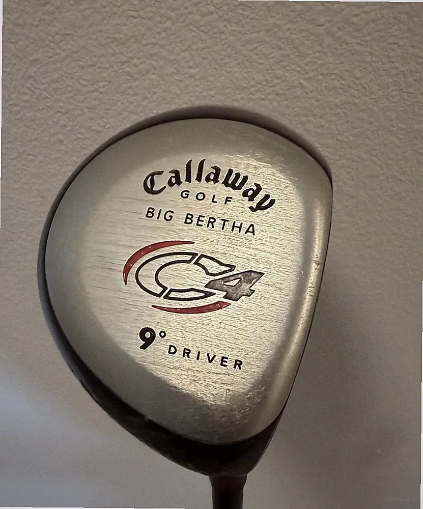 Callaway Big Bertha C4 Driver 9 Degree Firm Flex 45.5” Shaft RH