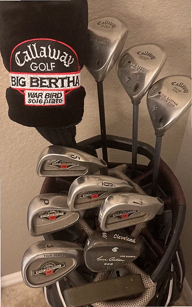 CALLAWAY BIG BERTHA Complete Golf Club Set (No Bag) 11 Pcs