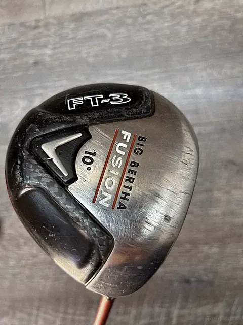Callaway Big Bertha Fusion FT-3 10* Draw Bias Driver Men's RH Graphite S-flex