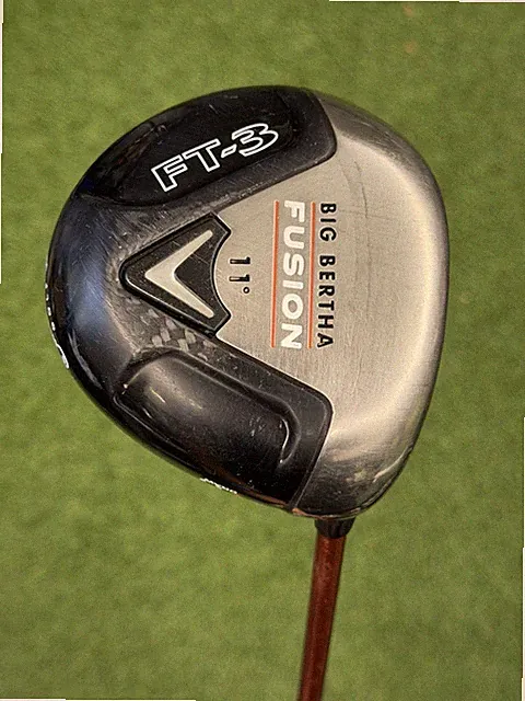 Callaway Big Bertha Fusion FT-3 Driver 11° | Aldila NVS 55 Stiff | 45” RH