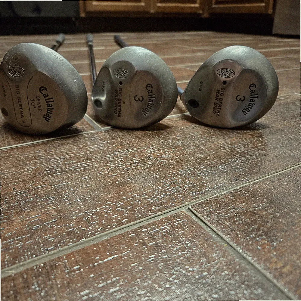 Callaway Big Bertha Golf Clubs Set - 10° Driver & Two 3 Woods Steel/Graphite