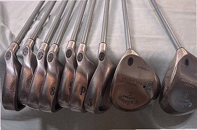 Callaway Big Bertha Irons Gems Ladies 3,5 War Bird Wood 4,6-SW Irons Graphite RH