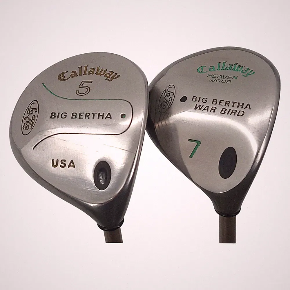 Callaway Big Bertha Ladies 5 and 7 Fairway Woods Golf Clubs RH 41.5" Bundle