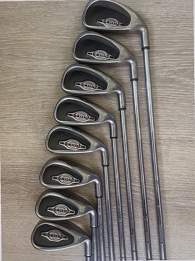 Callaway Big Bertha RH Golf Clubs Iron Set 3,4,5,6,7,9,10, W Uniflex Steel