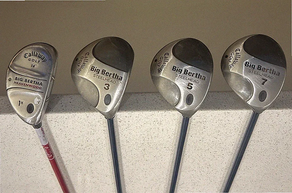 Callaway BIG BERTHA Steelhead Fairway Woods Set