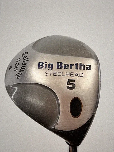 Callaway Big Bertha Steelhead 5 Wood Right Hand Steel Shaft Golf Pride Grip
