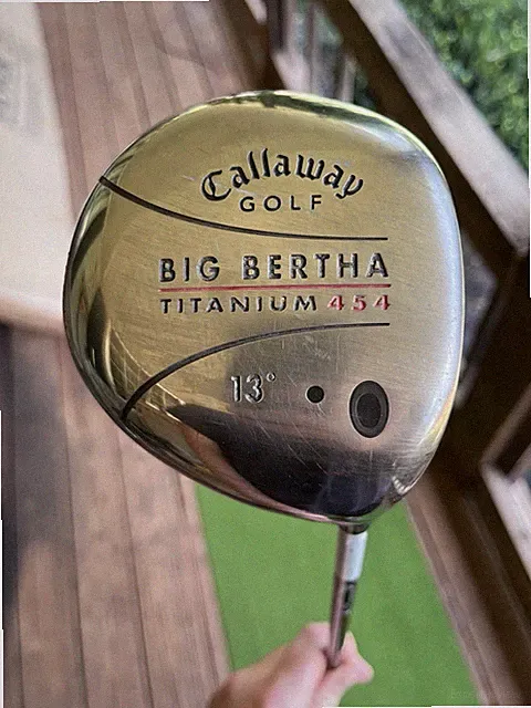 Callaway Big Bertha Titanium 13 deg driver 55g Gems 43.75" w/headcover