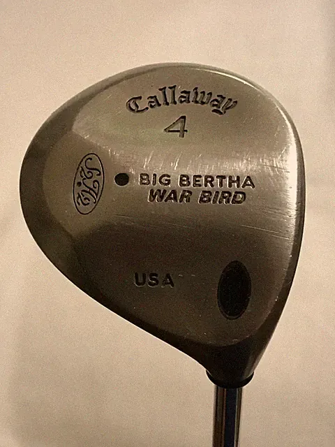 Callaway Big Bertha War Bird #4 Wood Callaway Stiff Flex Steel Shaft 42.5"