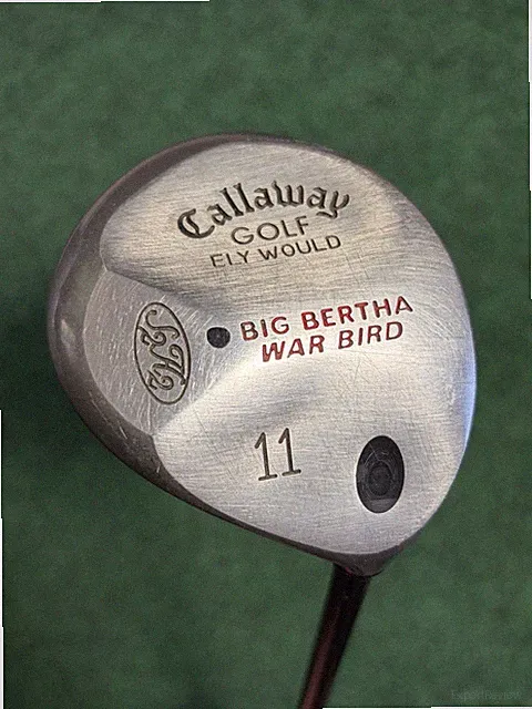 Callaway Big Bertha War Bird Ely Would 11 Wood Graphite R Flex Shaft