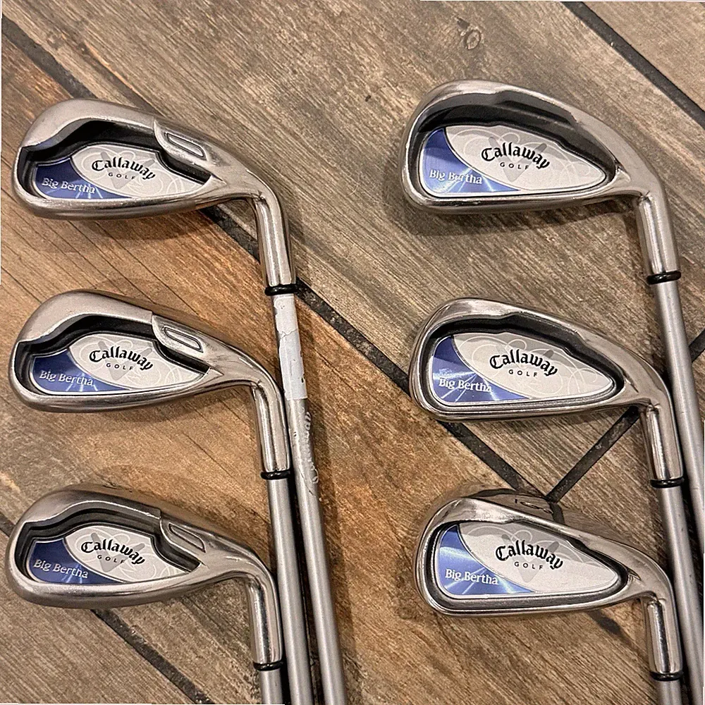 CALLAWAY BIG BERTHA Women’s Iron Set 4 5 6 8 9 SW Ladies Flex Graphite Shaft RH