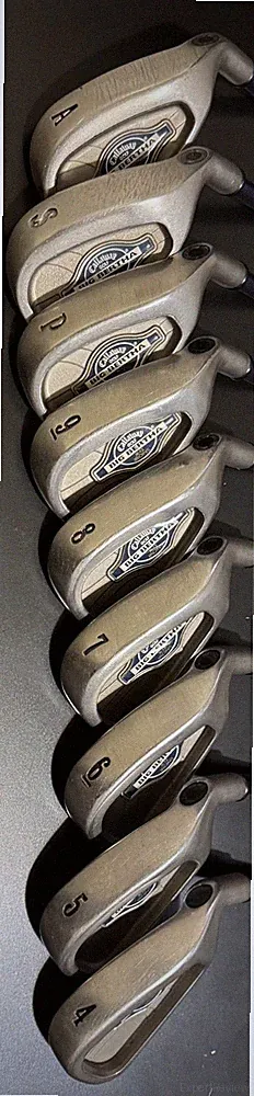 Callaway Big Bertha X-12 Irons 4-Aw - RH Super JV200 Callaway Japan R-Flex Shaft