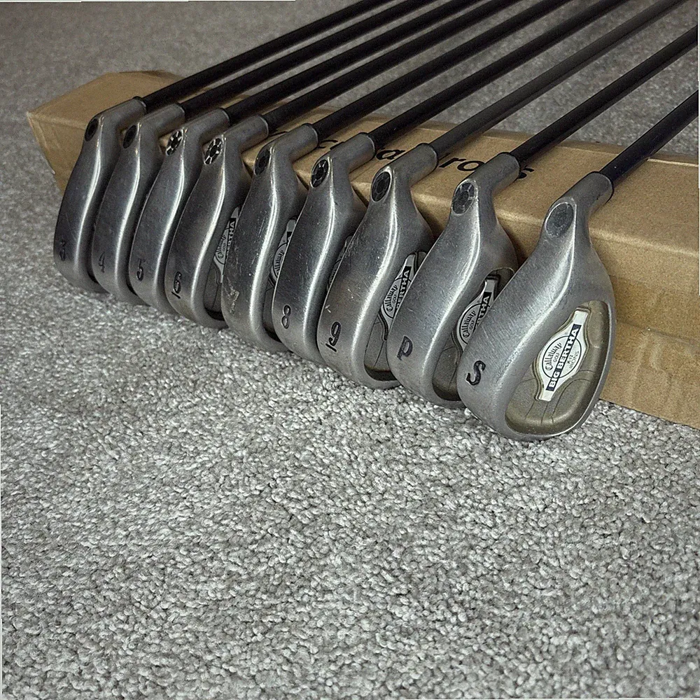 Callaway Big Bertha X-12 Irons Set 3-SW (9 Clubs) Reg Flex Graphite Shaft RH