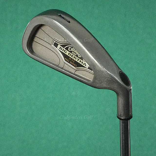 Callaway Big Bertha X-12 Pro Series Single 1 Iron Factory Rifle Steel Stiff