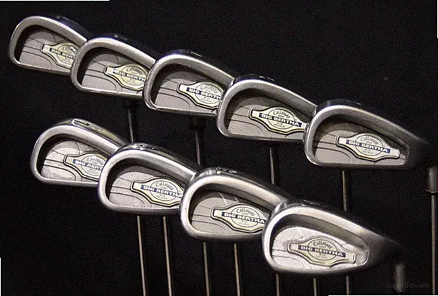CALLAWAY BIG BERTHA X-12 SET: 2-9,PW IRONS SHAFT 38.5 IN (5I), REGULAR FLEX, RH
