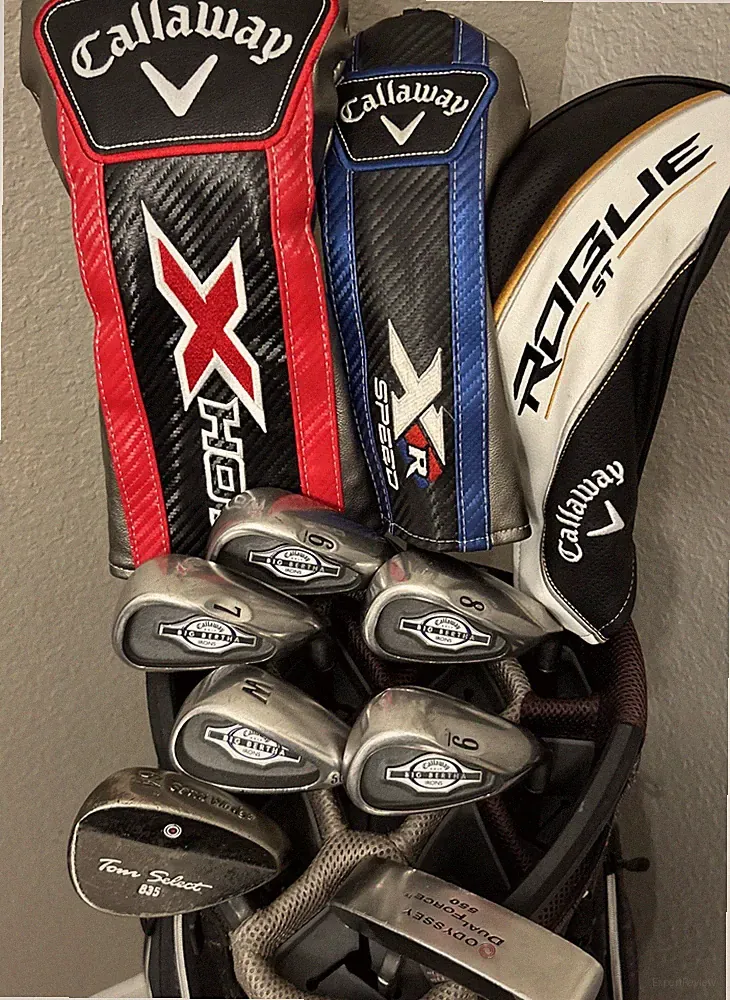 CALLAWAY BIG BERTHA/ X Hot/ODYSSEY Ladies Complete Golf Club Set RH (No Bag)