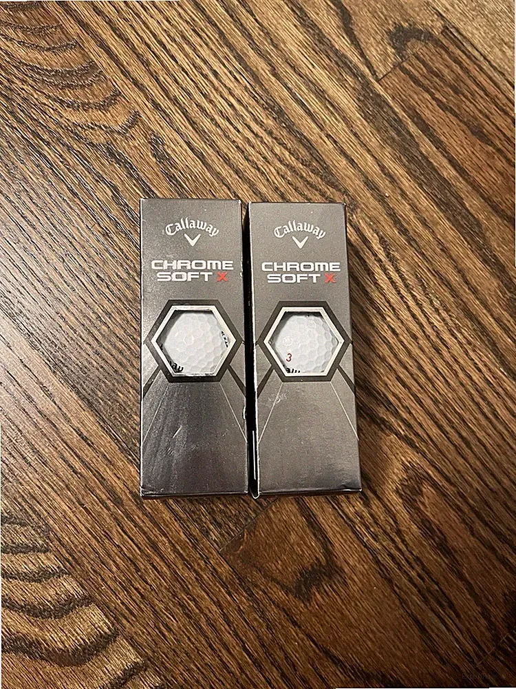 CALLAWAY CHROME SOFT GOLF BALLS 2 - 3 PACKS NEW IN PACKAGE
