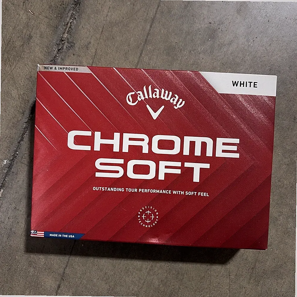 Callaway Chrome Soft Golf Balls - White - 12 Balls