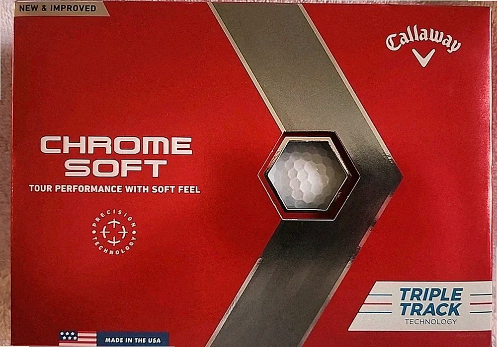 Callaway Chrome Soft Triple Track Golf Balls 1 Dozen White Tour Performance NIB