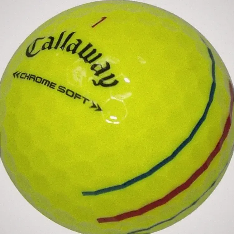 Callaway Chrome Soft Yellow TT Used Golf Balls, Near Mint Condition, AAAA