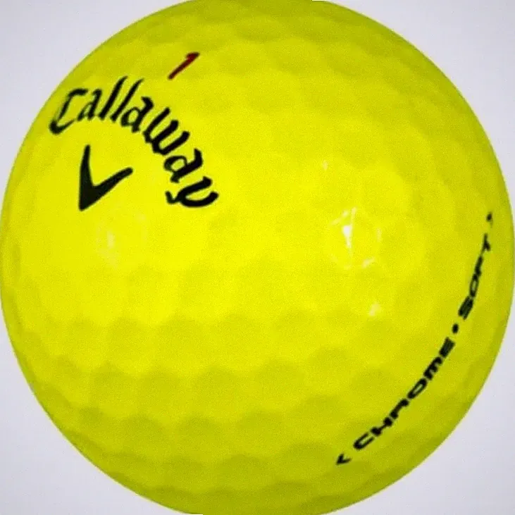 Callaway Chrome Soft Yellow Used Golf Balls, Good Condition, AAA Quality