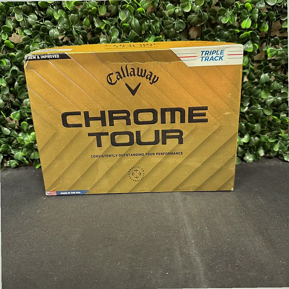 Callaway Chrome Tour Golf Balls Triple Track White 12 Pack High Performance