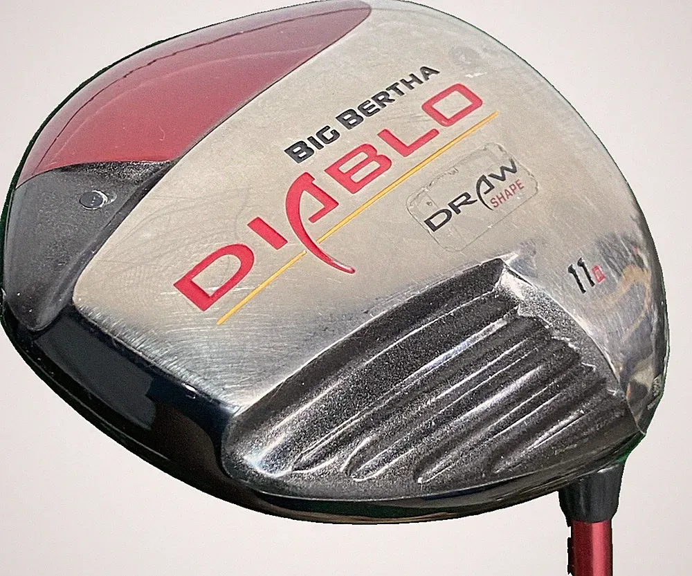 Callaway Diablo Driver 11* Draw RH 65g Aldila DVS Senior Graphite 45" New Grip
