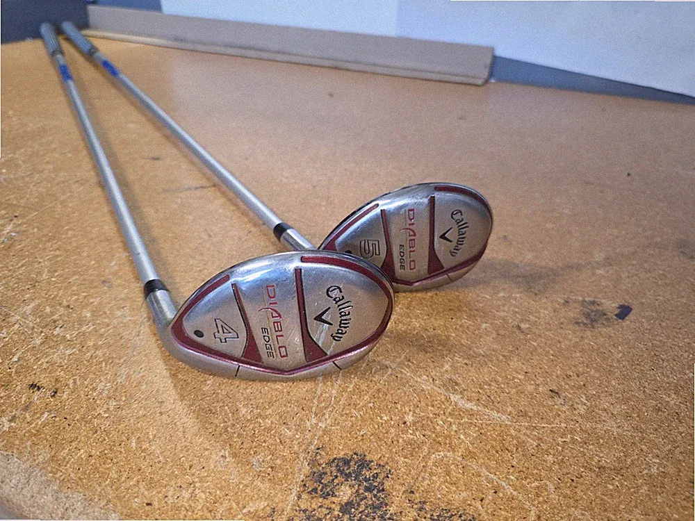 Callaway Diablo Edge Drivers 4 & 5 Lot w/ Lamkin Grips Womens RH W/HEADCOVERS