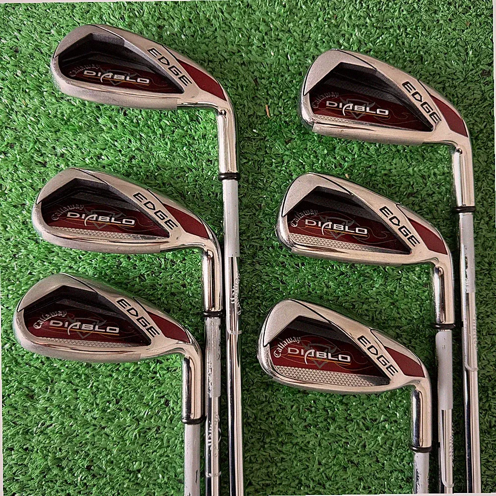 Callaway Diablo Edge Iron Set 6-PW+SW Uniflex Steel Mens RH